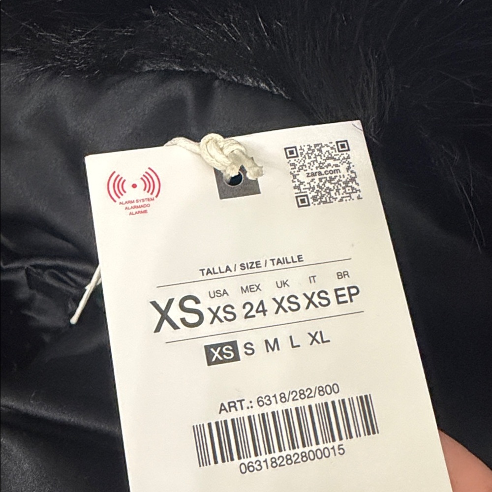 NET! ZARA FAUX BLETED‎ COAT - Picture 8 of 8